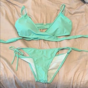 Mint green never worn Bikini